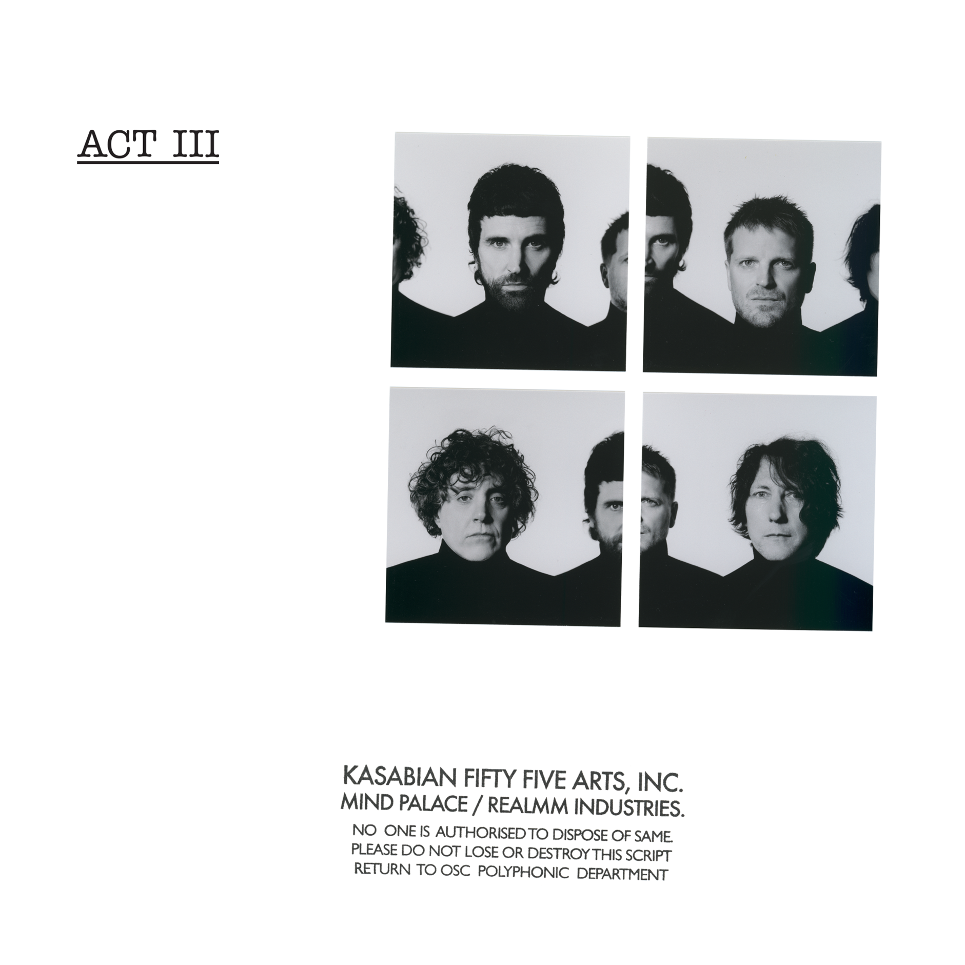 Kasabian ACT III INDIE EXCLUSIVE White LP PHOENIX SOUNDS Kasabian ACT III INDIE EXCLUSIVE White LP PHOENIX SOUNDS